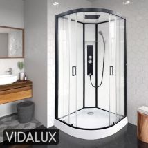 Kontrast Lux 800 x 800 Quadrant Hydro Shower Cabin - Vidalux