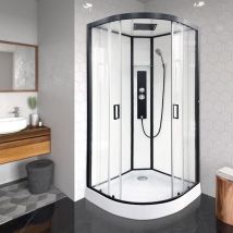 Vidalux Kontrast Lux 900 x 900 Quadrant Hydro Shower Cabin
