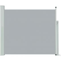 Er-siice - inlife Auvent latéral rétractable de patio 100x300 cm Gris