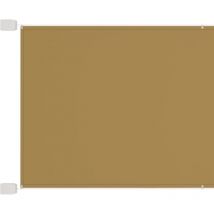 Auvent vertical 140 x 420 cm tissu oxford beige