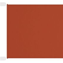 Lling - inlife Auvent vertical Terre cuite 140x420 cm Tissu oxford
