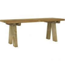 Banc de jardin 110 cm bois de pin massif imprégné