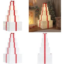 Boîte-cadeau de décoration de Noël 250 led blanc chaud - Vidaxl