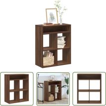 VidaXL Bücherregal Braun Eichen-Optik 66x31x80 cm Holzwerkstoff