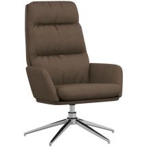 Chaise de relaxation Taupe Tissu vidaXL