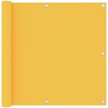Brise vue pour balcon - Brise vent Écran de jardin Jaune 90x300 cm Tissu Oxford BV474687 - BonneVie