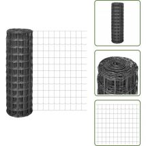 Rostschutz - Vidaxl Eurozaun Stahl 10 X 1,2 M Grau - Uv-schutz