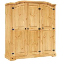 Garde-robe avec 3 portes Gamme Corona pin mexicain
