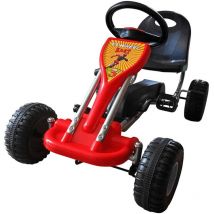 Kart à pédales Rouge Vidaxl