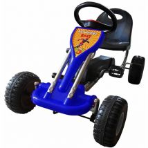 Kart à pédales Bleu Vidaxl