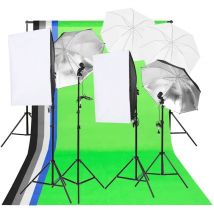 Kit d'éclairage de studio photo Vidaxl