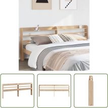 VidaXL Kopfteil mit Ablagen 180 cm Massivholz Kiefer