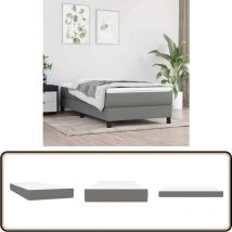 Vidaxl - Matelas à ressorts ensachés pour enfants 80x160 cm tissu