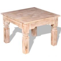 Vidaxl - Mesa de centro de madera de acacia 60x60x45 cm