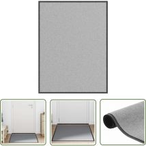 VidaXL Paillasson gris 90x120 cm