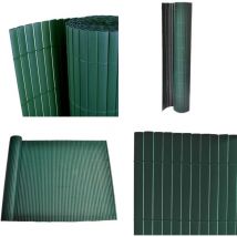 Panneau de clôture en pvc, 90 x 300 cm, vert - Vidaxl