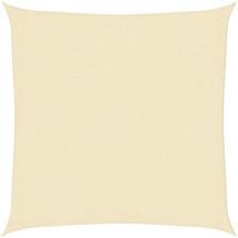 Voile d'ombrage 160 g/m≤ Crème 3x3 m pehd