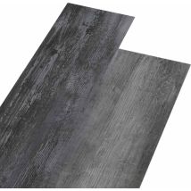 Planches de plancher pvc Non auto-adhésif 5,26 m² Gris brillant Vidaxl