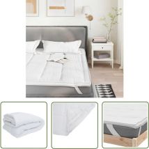 vidaXL Protège-matelas blanc 200x200 cm