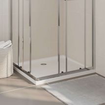 True Deal - Receveur de douche Rectangulaire Bac de douche abs Blanc 80x90 cm 89053