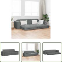 Schlafsofa 200 Cm - Schlafsofa 200cm Dunkelgrau Stoff