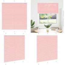 Vidaxl - Store plissé rose 115x100 cm largeur du tissu 114,4cm polyester