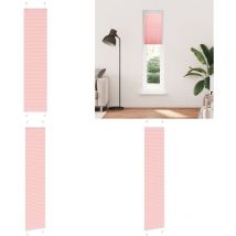 Vidaxl - Store plissé rose 50x200 cm largeur du tissu 49,4 cm polyester