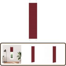 Store plissé rouge bordeaux 50x200 cm largeur du tissu 49,4 cm - Vidaxl