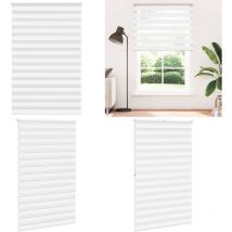 vidaXL Store zèbre blanc 150x200 cm largeur du tissu 145,9cm polyester