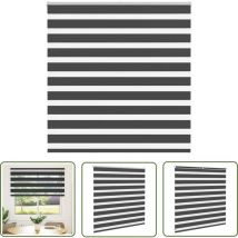 The Living Store - vidaXL Store zèbre noir 150x100 cm largeur du tissu 145,9 cm polyester