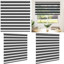 vidaXL Store zèbre noir 150x100 cm largeur du tissu 145,9 cm polyester