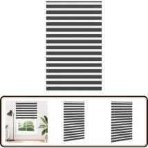 Vidaxl - Store zèbre noir 150x200 cm largeur du tissu 145,9 cm polyester