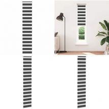 Vidaxl - Store zèbre noir 50x200 cm largeur du tissu 45,9 cm polyester