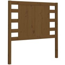 Tête de lit Marron miel 81x4x100 cm Bois massif de pin Vidaxl