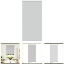 Thun - vidaXL Verdunkelungsrollo Hellgrau 65x130 cm Stoffbreite 60,7 cm