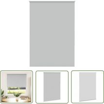 VidaXL Verdunkelungsrollo Hellgrau 95x175 cm Stoffbreite 90,7 cm