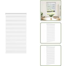 VidaXL Zebrarollo Weiß 90x100 cm Stoffbreite 85,9 cm Polyester