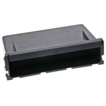 ACV - Vide poche autoradio compatible avec cadre 2Din en 2 parties - Noir