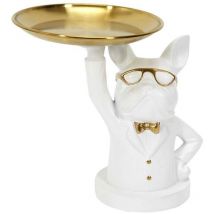 Statue Bulldog vide-poche