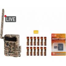 Num'axes - Pack Trail Camera PIE1067 + Batteries (x12) + 32 gb sd Card