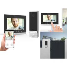 Kit videocitofono monofamiliare effetto specchio avidsen 3345116422771