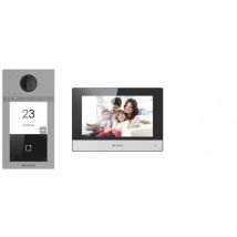 DS-KIS604-P Kit de videoportero sencillo de 7 pulgadas poe ip 2 hilos - Hikvision