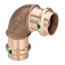 111953 35 mm, 90 °, bronze ou bronze au silicium, SC-Contur - Viega