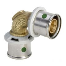 Viega - Accouplement Sanfix-P 566227 32 mm, 90 degrés, avec SC-Contur, bronze
