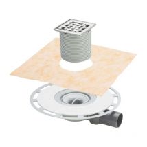 Alternative Haustechnik - Viega Siphon de salle de bain Advantix 565701 dn 50, plastique gris, siphon horizontal