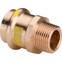 Viega Italia Srl - Viega Übergangsstück Mit Sc Profipress G 2611 Für Gas In 12mm X R1/2 Rotguss