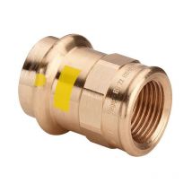 Viega Übergangsstück mit sc Profipress g 2612 für Gas in 12mm x Rp1/2 Rotguss