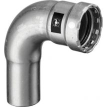 Bogen 90 Grad mit sc Megapress s 4316.1 in 1 Zoll Stahl Zn-Ni besch. - Viega