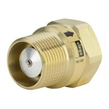 Viega - contrôleur de débit de gaz 617912 Rp/R 2000 2000 /2 x 16 cbm, laiton, type k, position indépendante