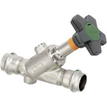 KRV-Ventil mit sc Easytop Inox 2338.5 in 22mm Stahl nichtrostend - Viega